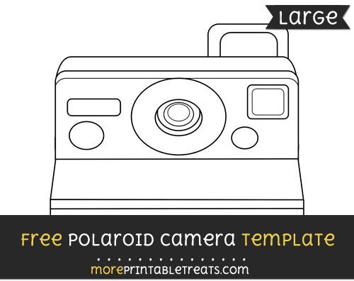 Free polaroid camera template