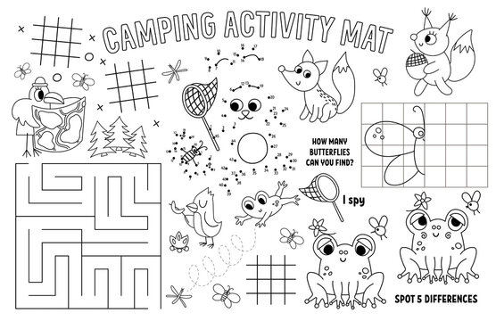 Camping coloring pages images â browse photos vectors and video