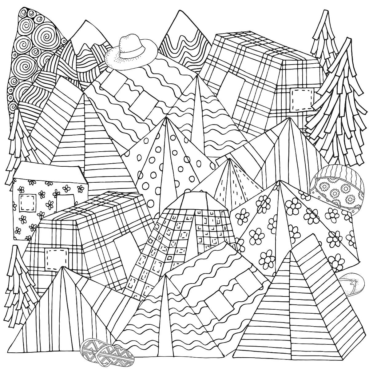 Camping coloring pages for families fun free printable coloring pages of camping the great outdoors printables mom