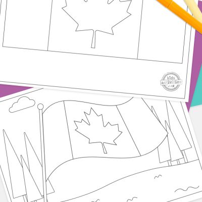 The brilliant canada flag coloring pages kids activities blog kab