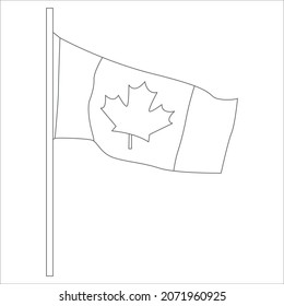 Thousand canada coloring page royalty