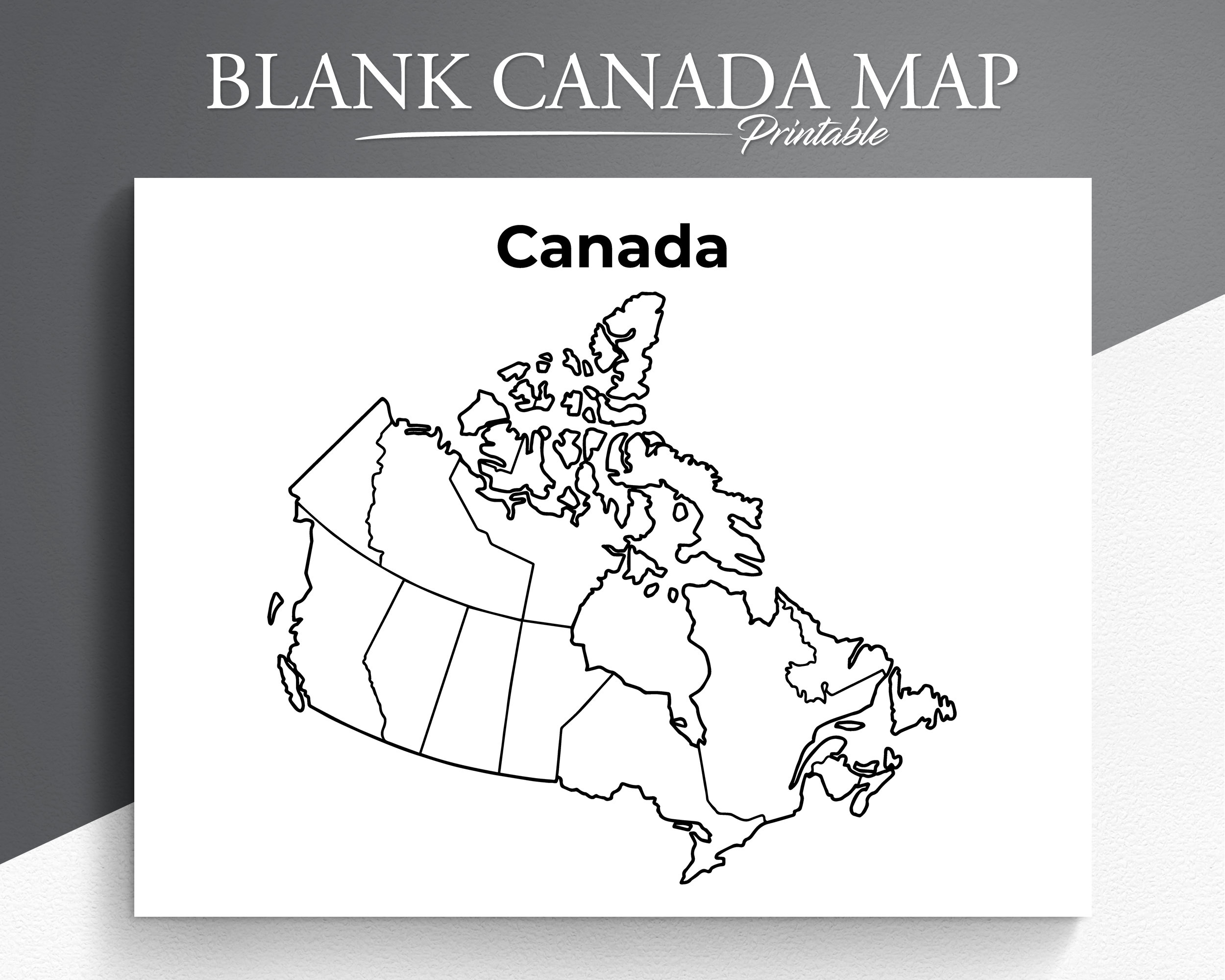 Printable blank canada map educational map for kids canada coloring page canada map coloring canadian map coloring page