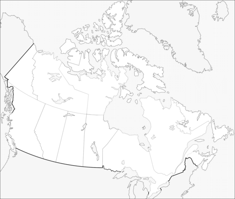 Canada map coloring page free printable coloring pages