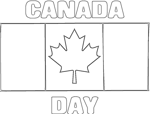 Canada flag coloring page free printable coloring pages