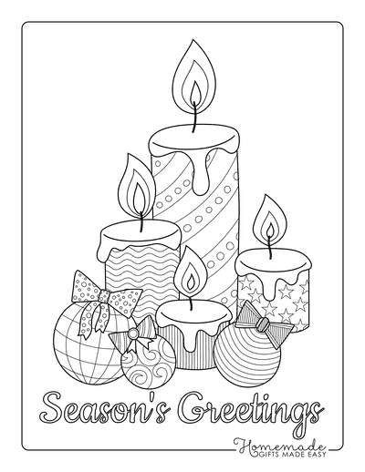 Free printable christmas coloring pages for adults