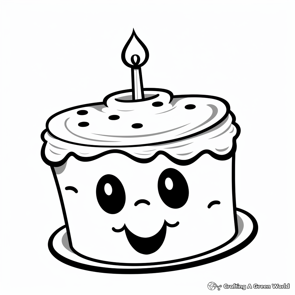 Candle coloring pages