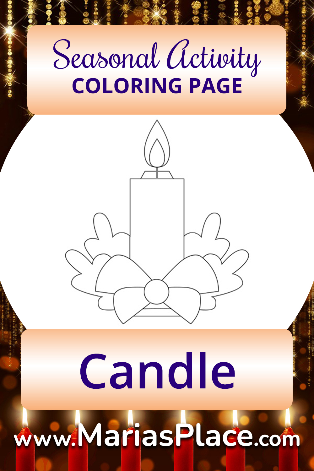 Candle coloring