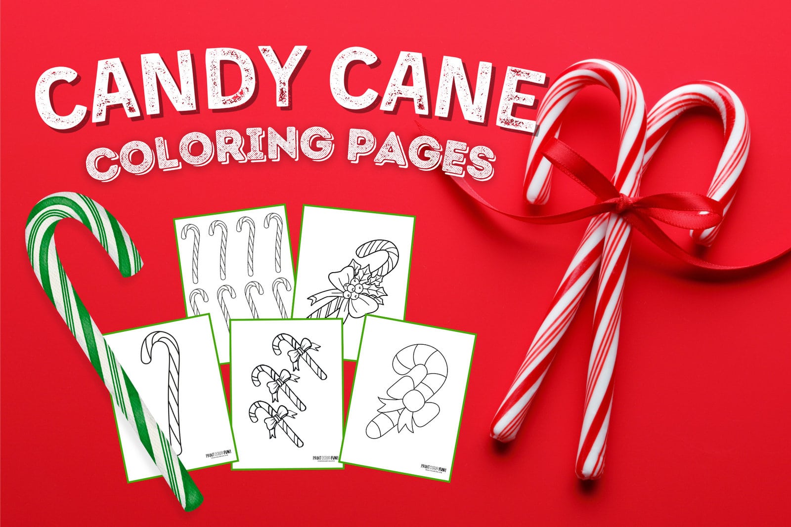 Candy cane clipart coloring pages to create a sweet holiday season at