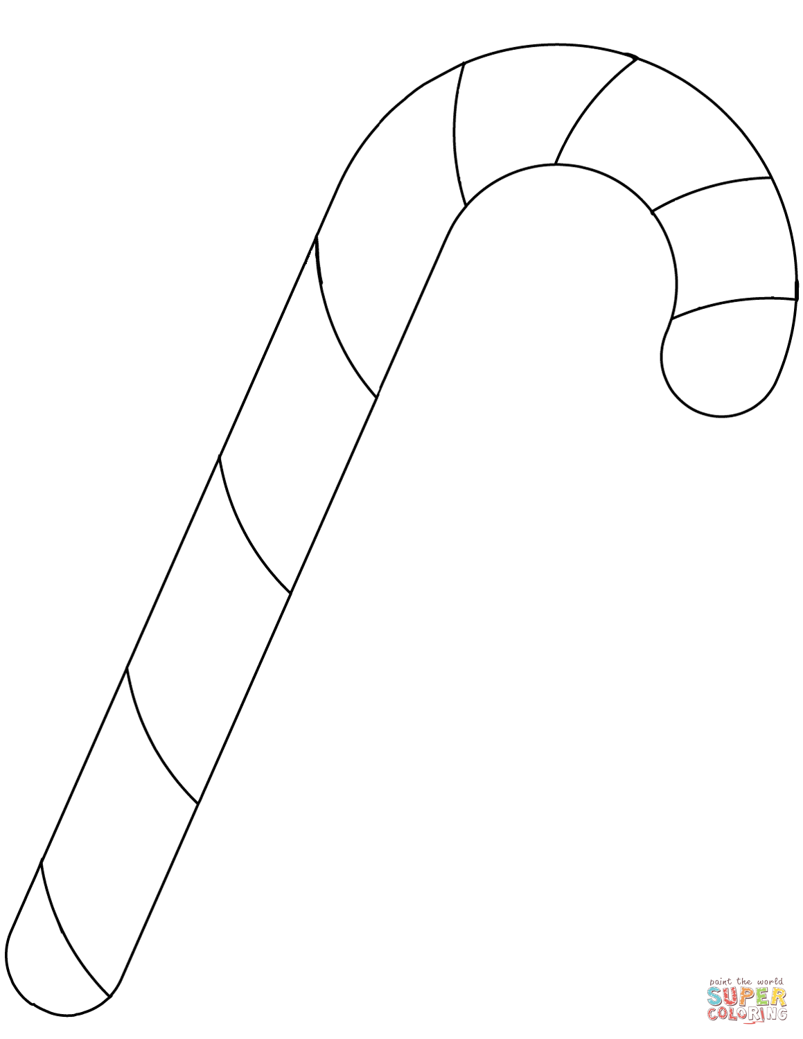 Candy cane coloring page free printable coloring pages