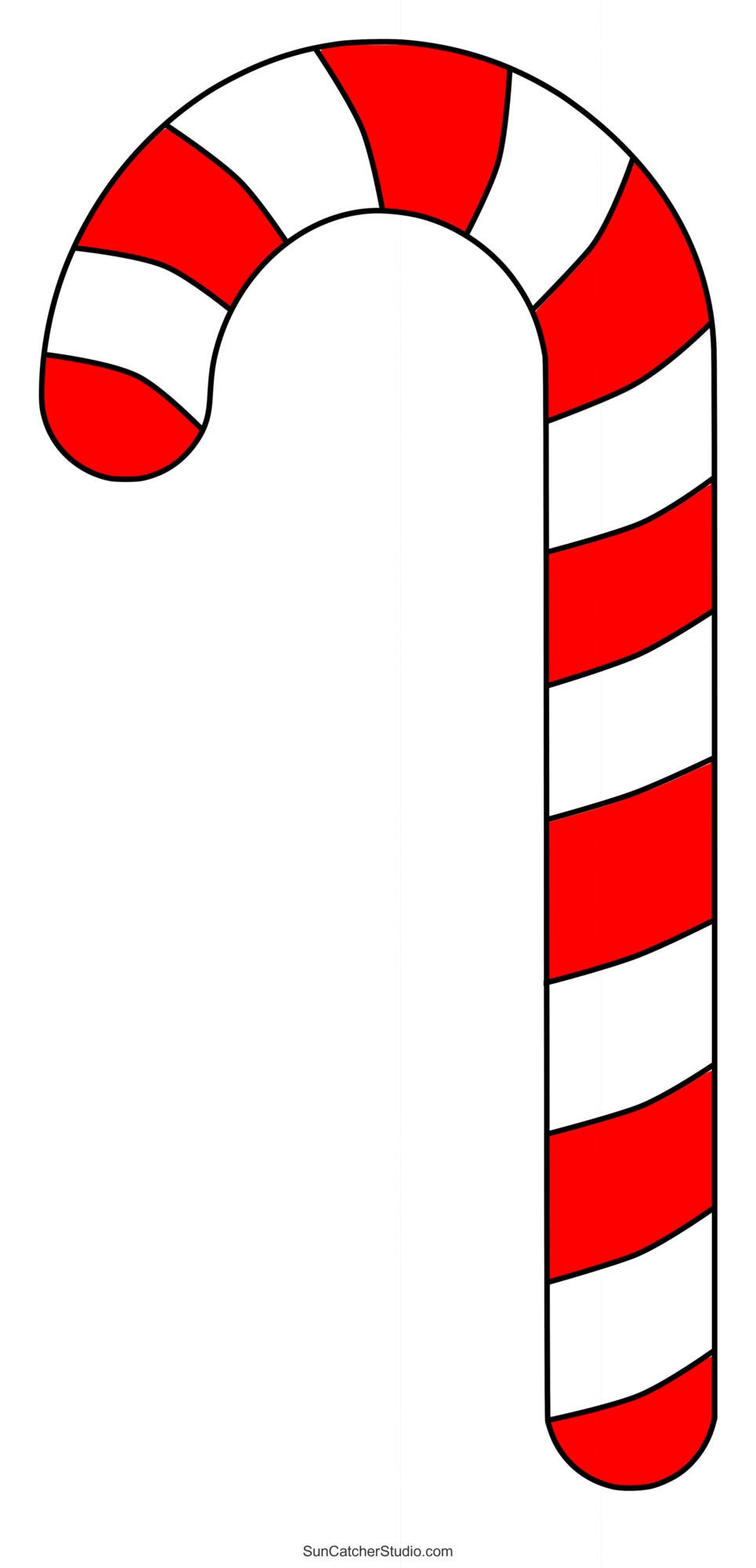 Candy cane templates free printable patterns stencils â diy projects patterns monograms designs templates