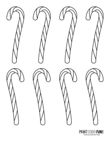 Candy cane clipart coloring pages to create a sweet holiday season at