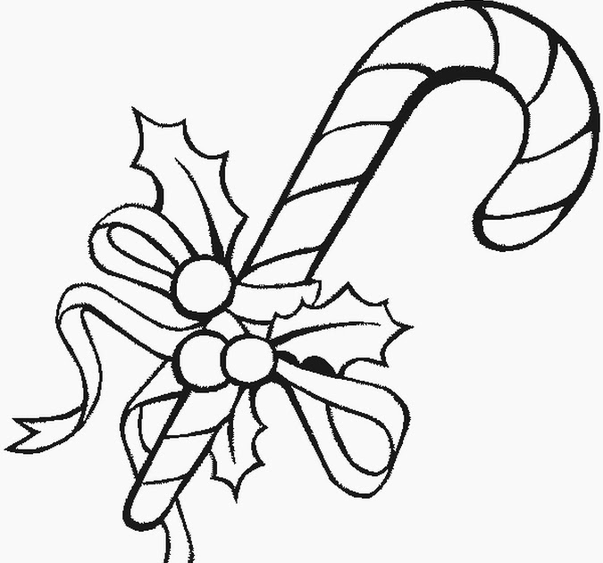 Christmas candy cane coloring pages team colors