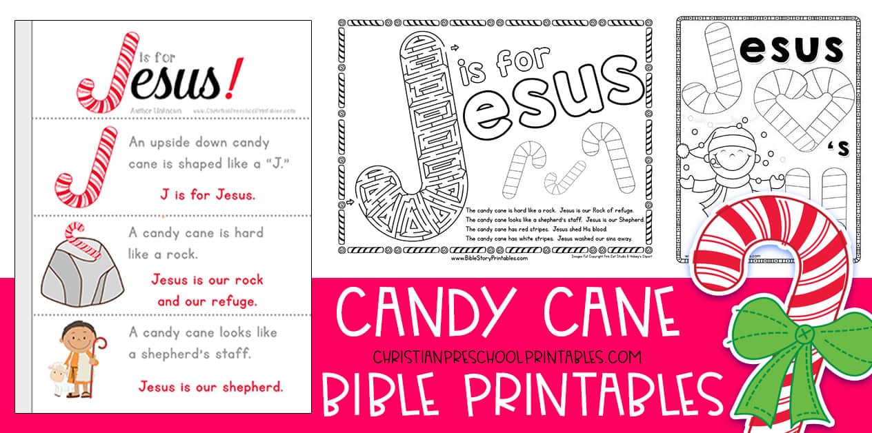 Candy cane bible printables