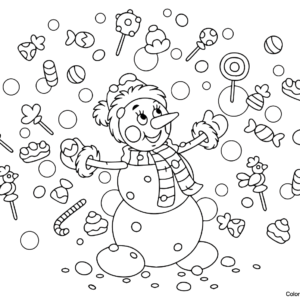 Candyland coloring pages printable for free download