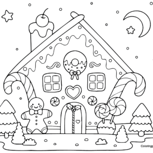 Candyland coloring pages printable for free download