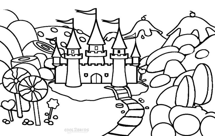 Candyland coloring pages