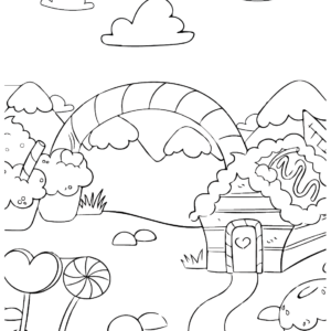 Candyland coloring pages printable for free download