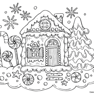 Candyland coloring pages printable for free download