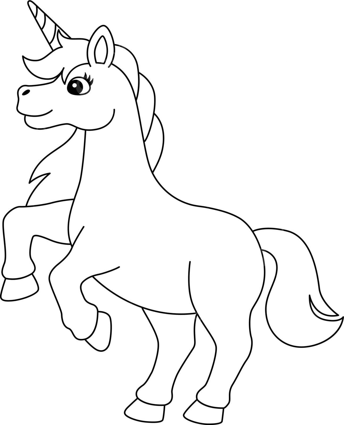 Unicorn in candy land coloring page isolated design pony line vector unicorn drawing candy drawing ring drawing png and vector with transparent background for free download