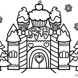 Candyland coloring pages printable for free download