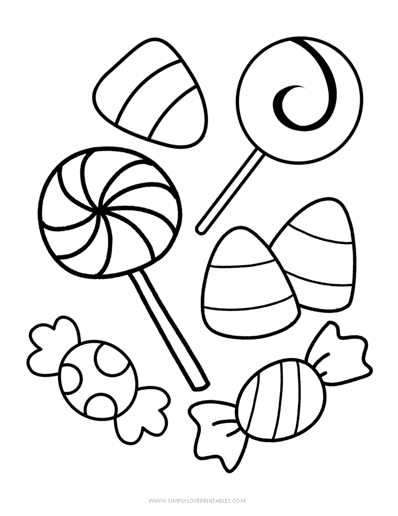 Free printable halloween coloring pages simply love printables