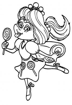 Free printable candyland coloring pages for adults and kids