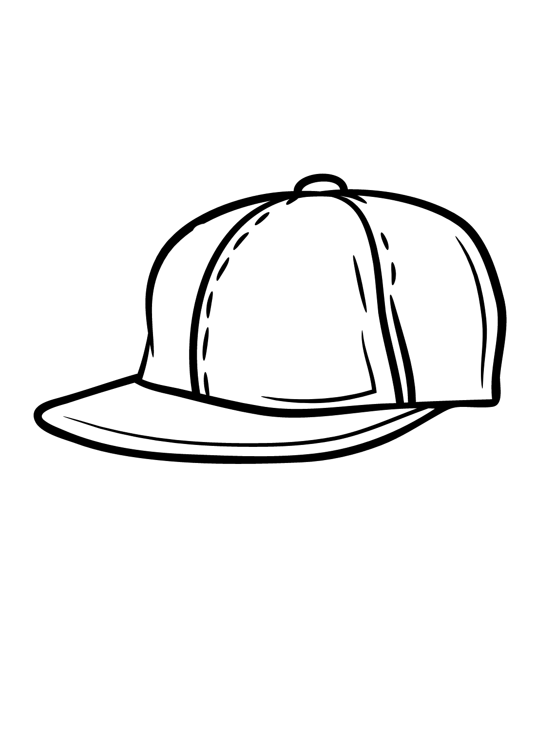 Hat coloring pages printable for free download