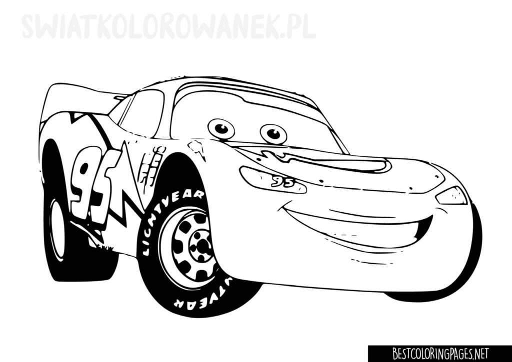 Cars coloring page