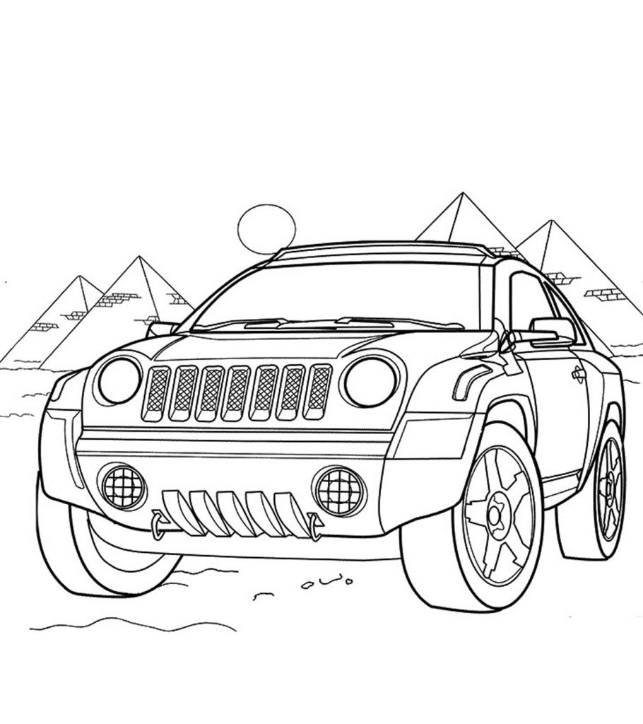 Top free printable muscle car coloring pages online