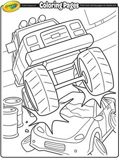 Cars trucks and other vehicles free coloring pages