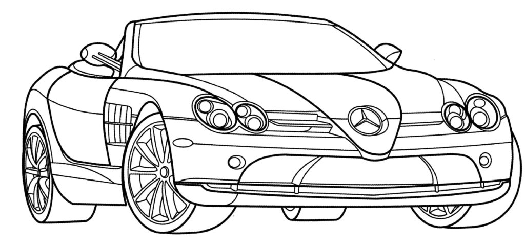 Car coloring pages