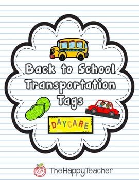 Transportation tags for back to school free transportation tags back to school name tag for school