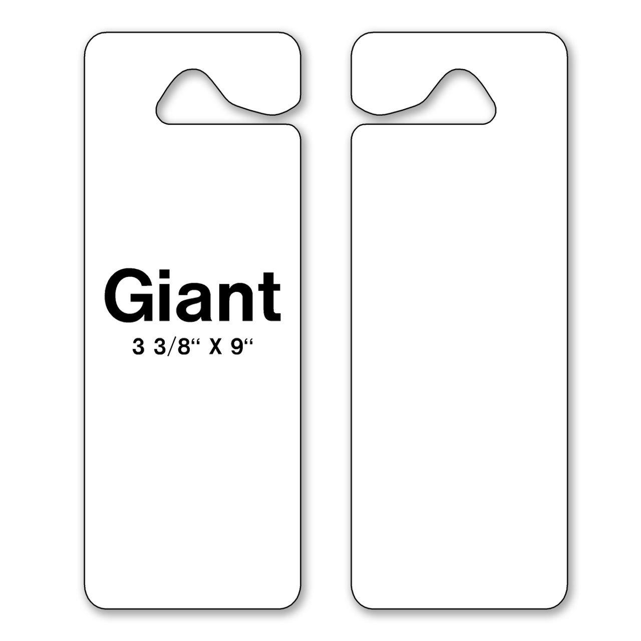 Giant blank parking permit hang tags buy hang tags bulk