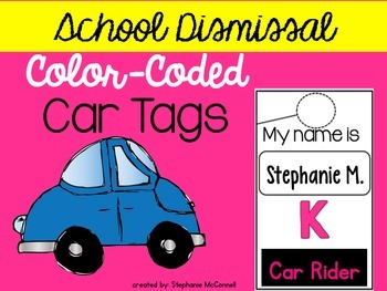 Dismissal car tags by stephanie mcconnell of principal principles