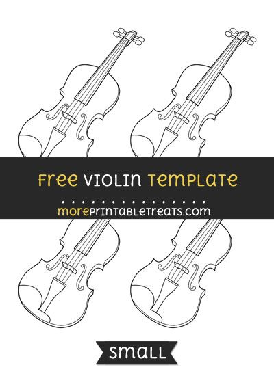 Free violin template