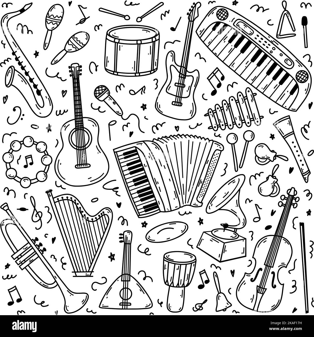 Doodle musical instrument hi