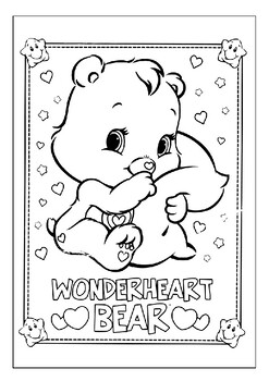 Experience the magic of care bears with our printable coloring pages for kids