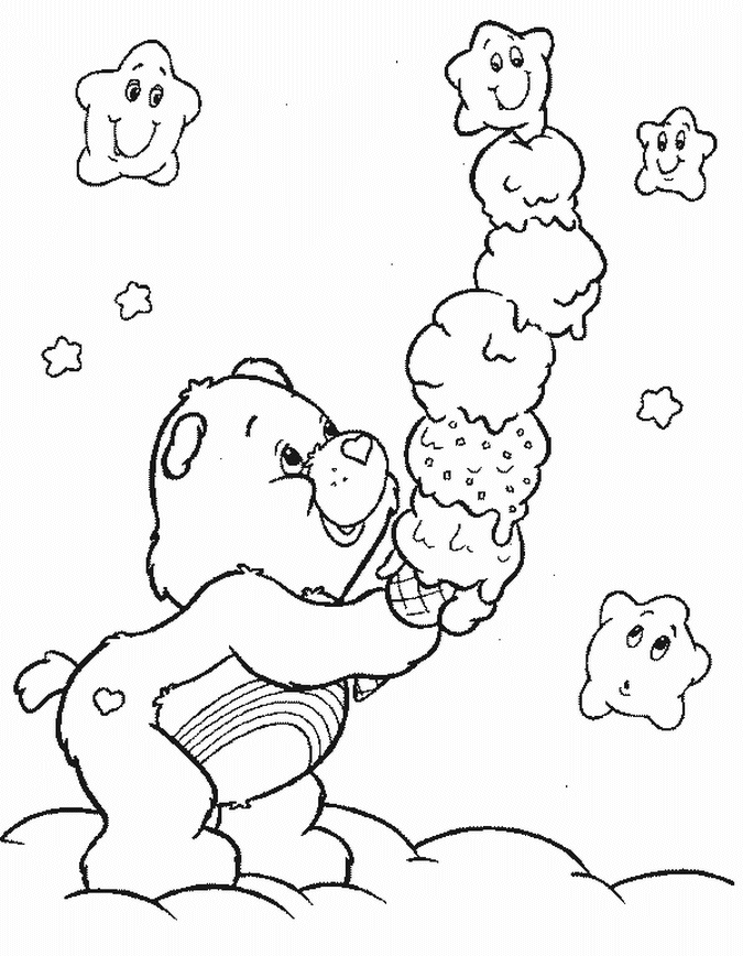 Care bears coloring pages to download