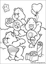 The care bears coloring pages on coloring