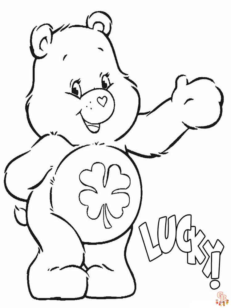 Care bears coloring pages