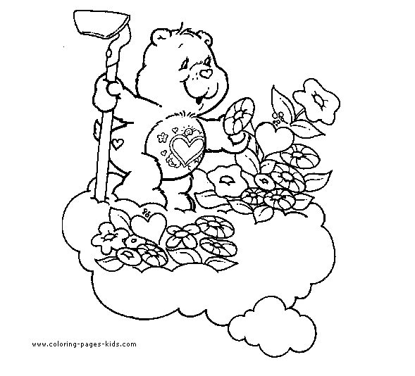 Care bears coloring picture