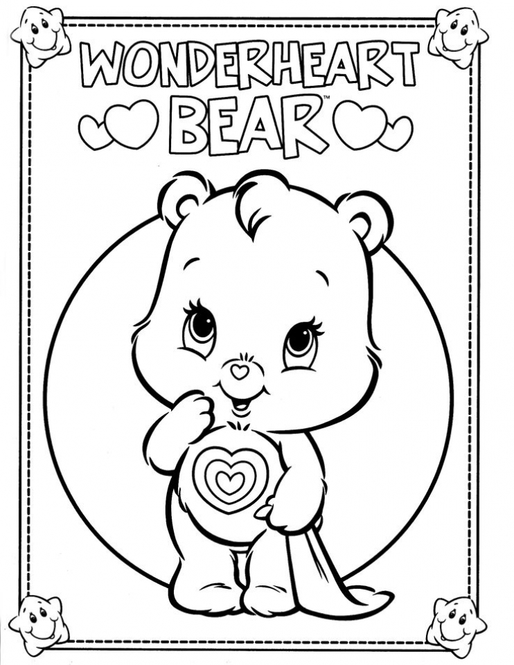 Get this kids printable care bear coloring pages free online pss