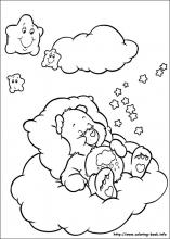 The care bears coloring pages on coloring