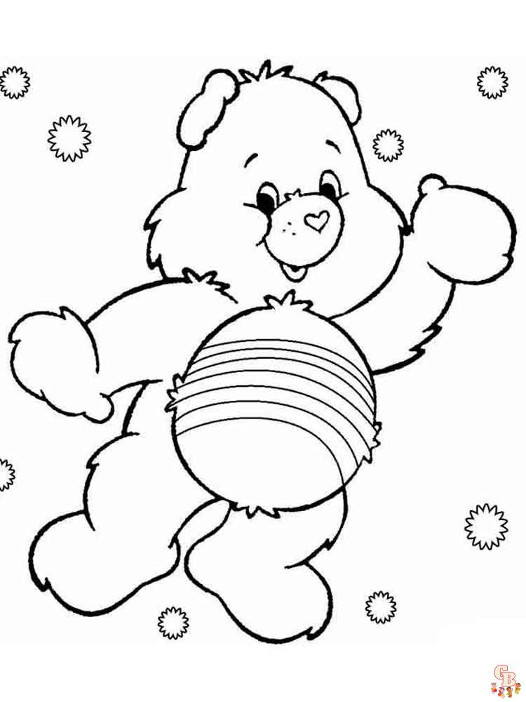 Care bears coloring pages