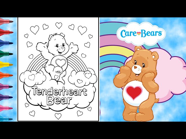 Care bears coloring page