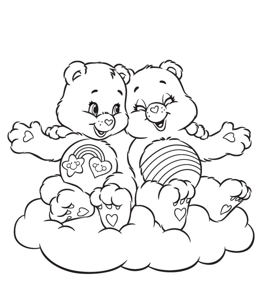 Care bears coloring pages wonder