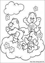 The care bears coloring pages on coloring