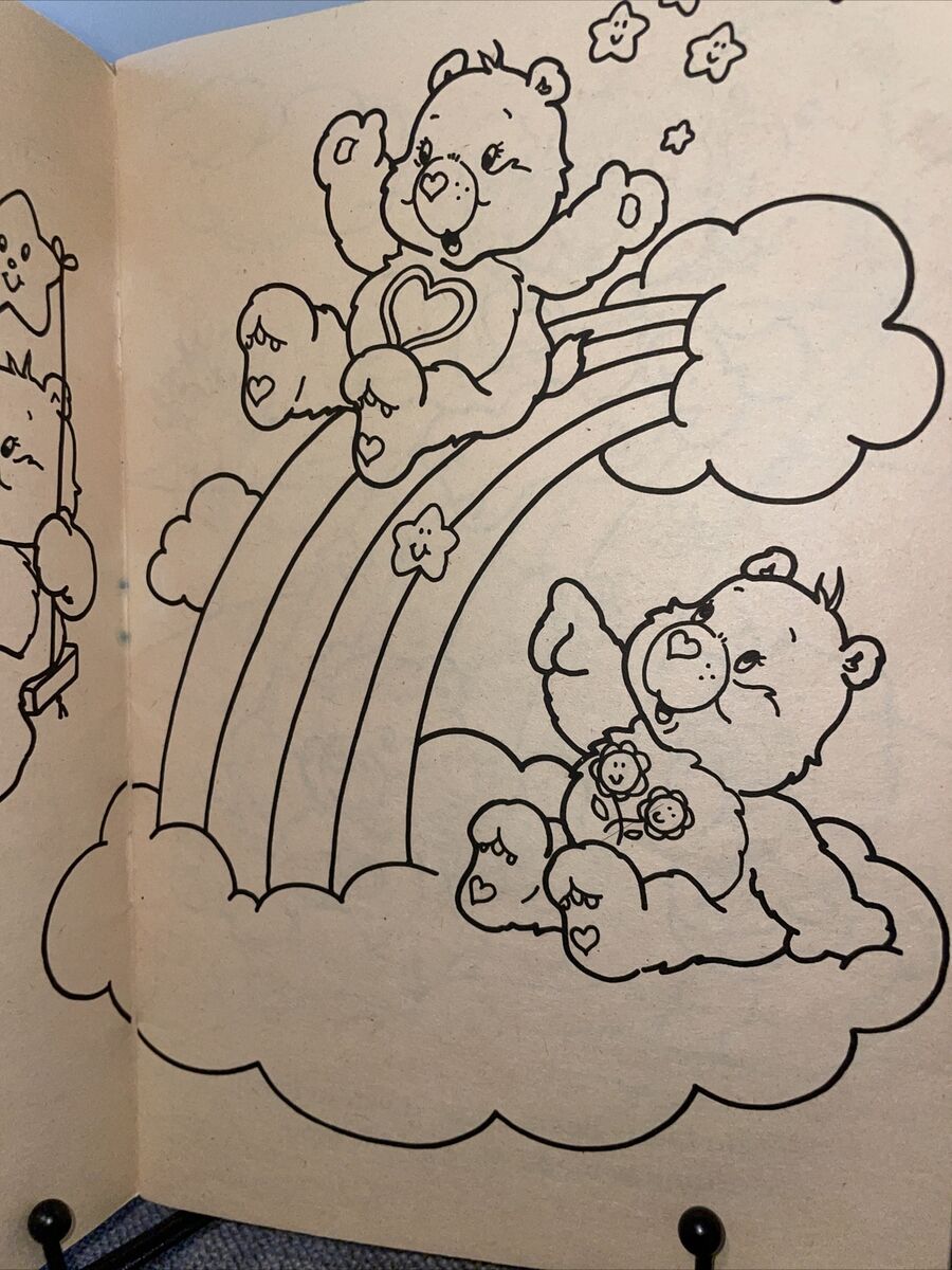 Vintage the re bears and the big sneeze with take re bear coloring book