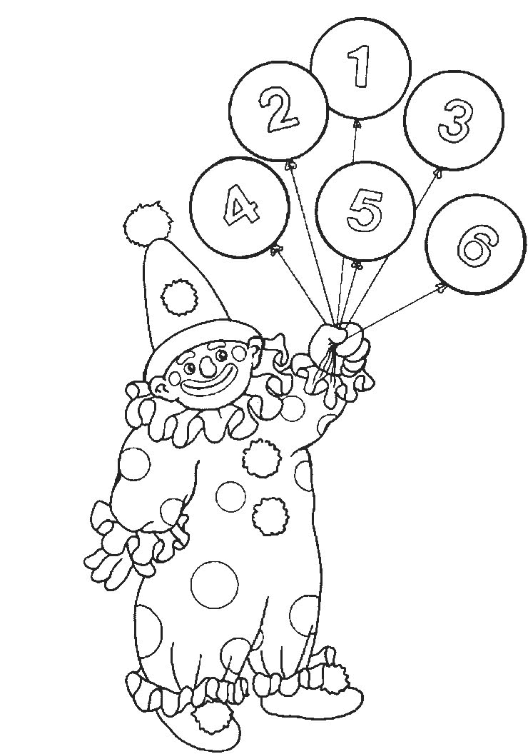 Free printable circus coloring pages for kids