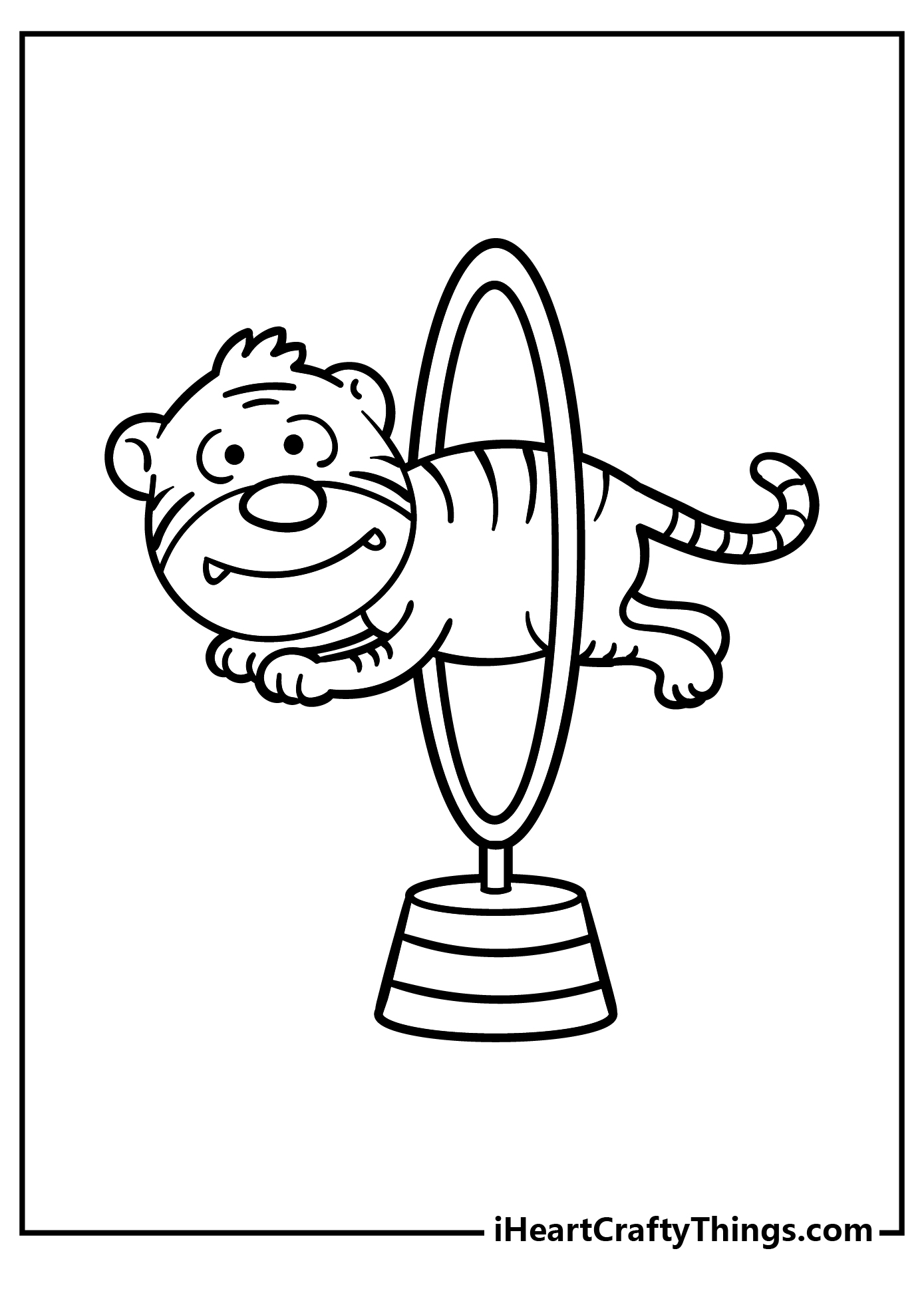 Circus coloring pages free printables